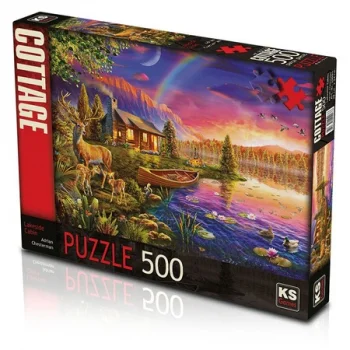 Onur 20003 Puzzle 500lü Lakeside Cabin
