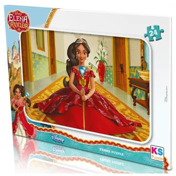 Ks Games Puzzle 24 Parça Elena Avalor Frame Eln.704  Ksgm