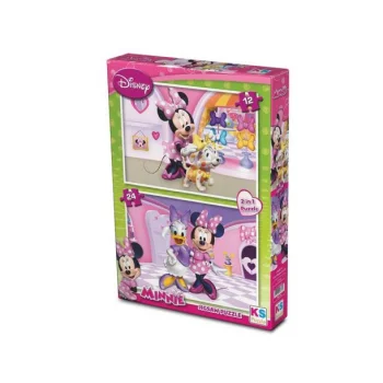 Onur Minnie 2 İn 1 Puzzle 12*24 Min.726