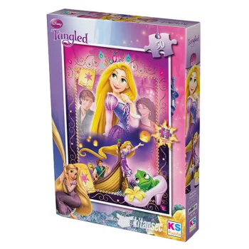 Ks Games Puzzle 50 Parça Tangled Tg709