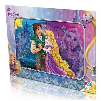 Ks Games Puzzle 24 Parça Tangled Frame Tg.704 Ksgm