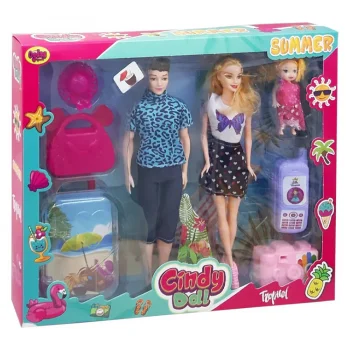 Oydaş 02455 Bebek Cındy Doll Aile Tatil Seti Oyck