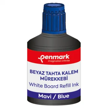 Penmark Beyaz Tahta Kalem Mürekkebi 100 Ml Mavi Hs-107 02