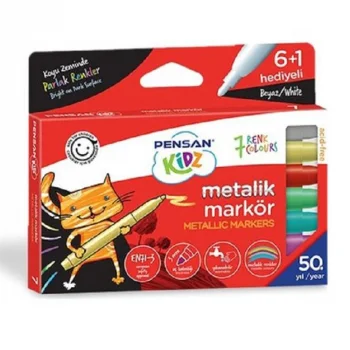 Pensan Kidz Temizlen.b.7 Met.markör Kal.99930