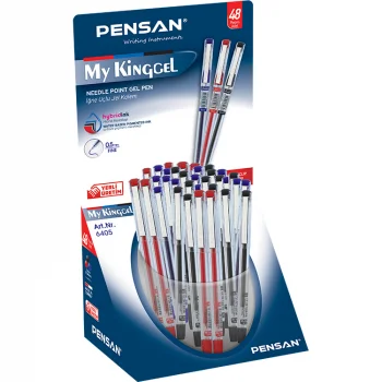 Pensan My-king Jel Metal Klipsli 60 Lı Kalem Msk Pe06405stand60