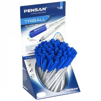 Pensan Triball Tükenmez Kalem Mavi 60 Lı Std 1003