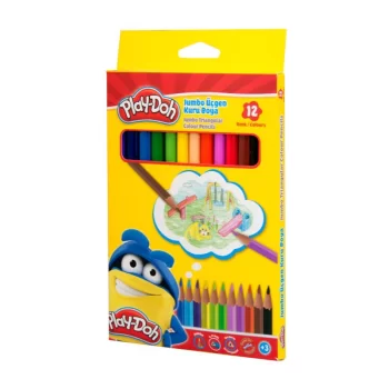 Play Doh Play-ku008 Kuruboya  Jumbo Üçgen 12 Renk