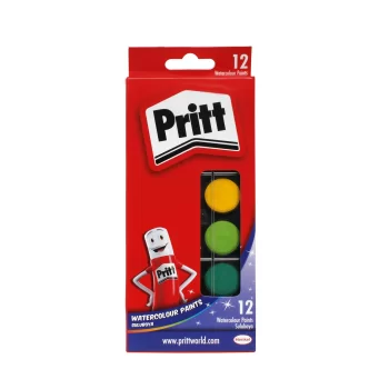 Pritt Suluboya 12 Renk Küçük Tablet 1048082