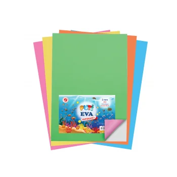 Puti Eva A4 Yapışkanlı 10lu Karışık Renk 1123