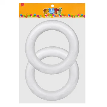 Puti Köpük Halka 15 Cm 2li 4971