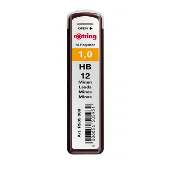 Rotring Min Uç Hi-polymer 0.9 Mm Hb 312700 10lu