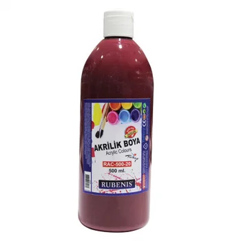 Rubenis 500 Ml Şişe Akrilik Boya-mor Rac-500-20
