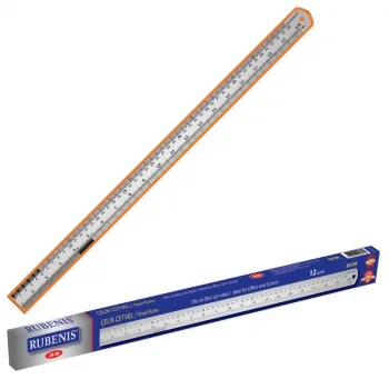 Rubenis Jr-50 Çelik Cetvel 50 Cm.