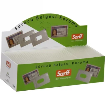 Sarff A-031h Pvc Lüx Ehliyet Kabı 100lü 15323003