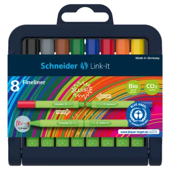 Schneider Link-ıt Fiber Uçlu Kalem 0.4 Mm 8li Sct896