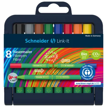 Schneider Link-ıt Keçe Uçlu Kalem 1.0 Mm 8li 192098