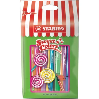 Stabilo Pen 68 Mini Swe.col 15li-668/15-51010309