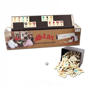 Star Gold Plastik Okey Takımı 1010273