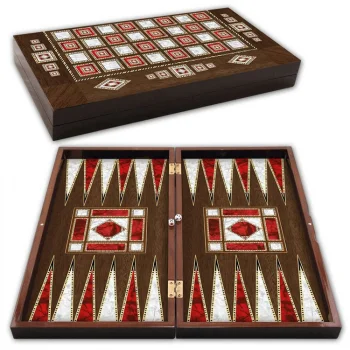 Star 1020210 Polyester Kaplama Sedef Tavla Büyük