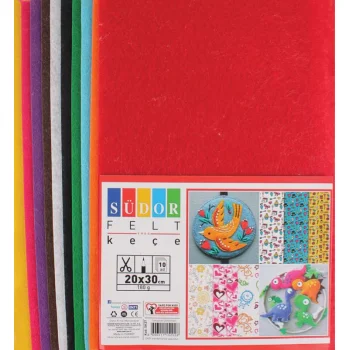 Südor Keçe 20*30 Cm 10 Renk 180 Gr Sk-37