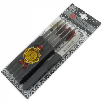 Sürbısa 61007 Meyve Takım Bıçağı 6lı - Siyah