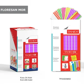 Tanex Fix Yapıştırıcı 50 Gram Flo Mor Renk Tfıx005850
