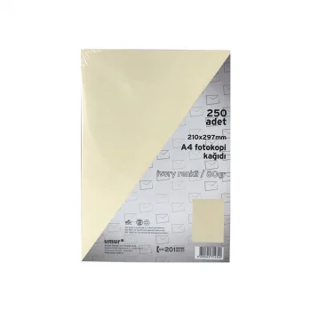 Umur A4 Renkli Fotokopi Kağıdı 250li İvory 50002410