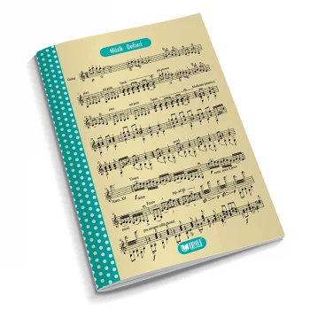 Umut A4 Müzik Defteri Karton Kapak 40 Yp.12li Paket