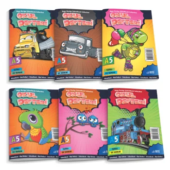 Umut A5 Karton Kapak Defter 40 Yp. Kareli