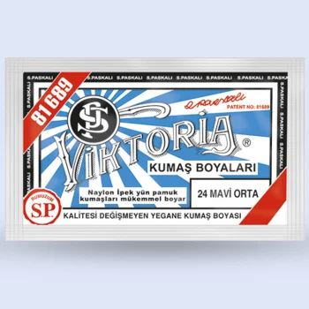 Viktoria Kumaş Boyası No:24 Orta Mavi