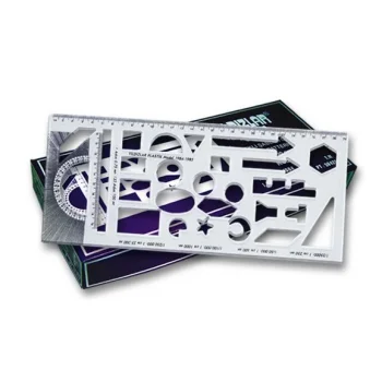 Yıldızlar Cetvel 30 Cm Ölçekli Şablon 007