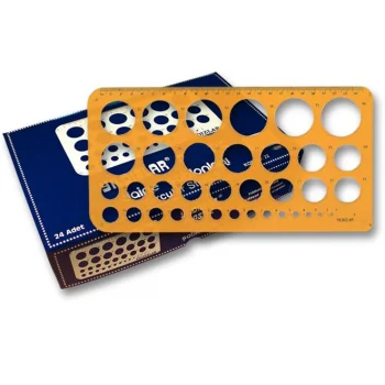 Yıldızlar Şablon Daire Büyük 022