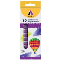 Adel Akrilik Boya Tüp 12 Ml 12li 2340000038