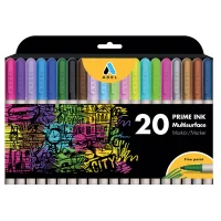 Adel Markör Kalem Prime Ink Multisurface 20li Karma Renk 2201000107000