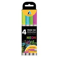 Adel Markör Kalem Prime Ink Multisurface 4lü Neon Renk 2201000103000