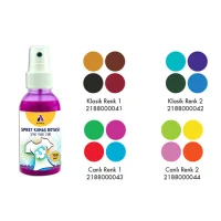 Adel Kumaş Boyası Sprey 4lü-1 Klasik Paket 2188000041000