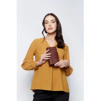 Aka Bayan Cüzdanı 435-70 Hakiki Deri