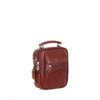 Aka El Çantası 305-63 Parlak Taba Deri