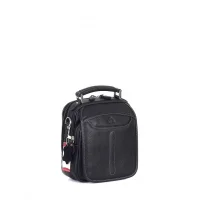 Aka El Çantası 344-1 Düz Siyah Deri