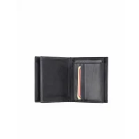 Aka Erkek Cüzdan 730-1 Düz Siyah Orta Boy Deri