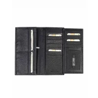 Aka Erkek El Cüzdanı 812-2 Floter Siyah Deri