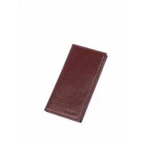 Aka Erkek Telefonluk El Cüzdanı 810-61 Parlak Kahve Deri