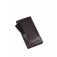 Aka Erkek Telefonluk El Cüzdanı 817-4 Floter Kahve Deri