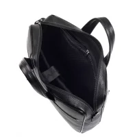 Aka Evrak Çantası 253-1 Düz Siyah Deri