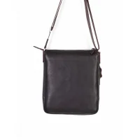 Aka Omuzdan Askılı Çanta 343-61 Floter Parlak Kahve Deri