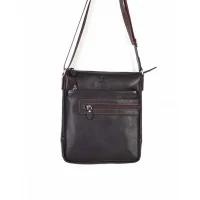 Aka Omuzdan Askılı Çanta 343-61 Floter Parlak Kahve Deri