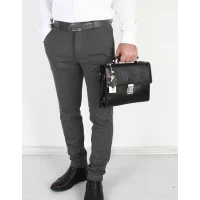 Aka Portföy Çantası 350-2 Floter Siyah Deri