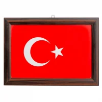 Akyazı Bayrak 20*30 Cm Mdf Çerçeve 0544
