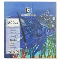 Alex Schoeller Sulu Boya Defteri 20x20 Cm Art 12li Yapışkanlı 300 Gram Alx-8844