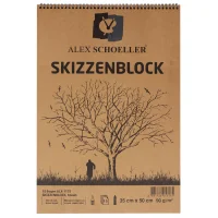 Alex Schoeller Bloknot 35x50 Cm Kraft Spralli 15li Alx-1175